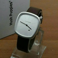 Jual JAM TANGAN WANITA HUSH PUPPIES LEATHER BLACK SILVER Murah