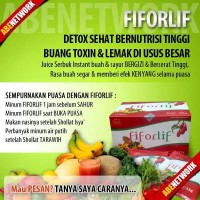 Jual FIFORLIF Super Fiber Cara Buang Lemak Perut Buncit DaN Detox Usus Murah