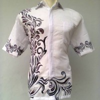 Batik Anma Nusantara -Kemeja Hem Baju Batik Katun -