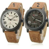 Jual jam tangan pria digital analog kulit curren 8139 digitec casio skmei Murah