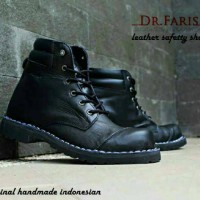 SALE Sepatu Boots Pria Original Dr. Faris 1050 Rosel Kulit Asli Safety