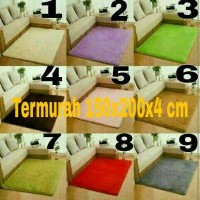 Jual Karpet Bulu Polos 150x200x4 cm Murah