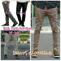 Jual Celana Chino Panjang BIG SIZE JUMBO Pria Celana Chinos Pants Murah Murah
