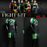 Jual Produsen Pakaian Fitness.Mens REEBOK UFC FIGHT KIT COLORS SHORT SLEEVE Murah