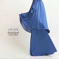 Gamis dan khimar latisha by elmika hijrah
