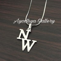 Anting/Giwang Nama Custom Lapis Emas - Perhiasan Nama
