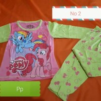 Jual Baju tidur anak perempuan karakter little pony Murah