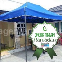Jual Tenda Kafe Lipat / Tenda Kafe Folding Ukuran 2x3 Murah