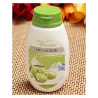 SABUN MANDI CAIR VIENNA OLIVE & MILK 250ML (BPOM) (8994 Berkualitas