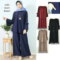 Jual baju setelan muslim kulot 6183 Murah