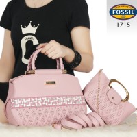 TAS WANITA BRANDED IMPORT FOSSIL PRESTONE CROSS 1715 MURAH