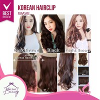 Korean wave hair clip/ hair clip