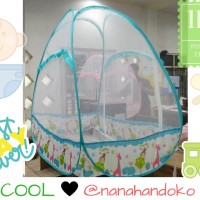 Jual Kelambu Bayi Javan JVN Eco Baby Animal Blue Murah