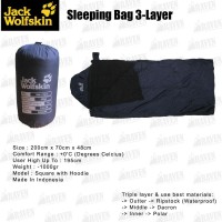 Jual Sleeping Bag Triple Layer Polar Dacron Extra Hot Tidur di Tenda Campin Murah