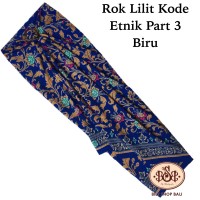 Jual Rok Lilit Kain Serut Etnik Batik Semi Sutra Wrap Skirt Songket BSB Murah