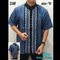 baju koko tasmatas lengan pendek full bordir