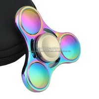 Jual iridescent original rainbow B368 fidget spinner / hand spinner toy Murah