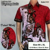 Jual kemeja batik pria modern | wayang kulit Murah