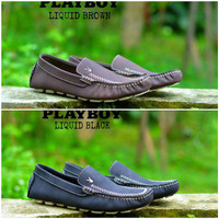 Sepatu Pria Casual Moccasin Slop Playboy Liquid Original