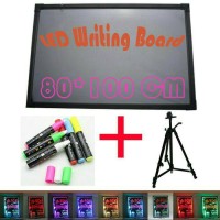 Jual LED WRITING BOART - PAPAN TULIS LED - PAPAN IKLAN - 1SET 80X100cm Murah