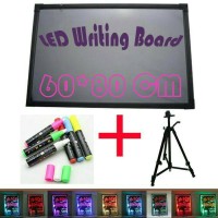 Jual LED WRITING BOARD - PAPAN TULIS LED - PAPAN IKLAN - 1SET 60X80cm Murah