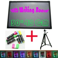 Jual LED WRITING BOARD - PAPAN TULIS LED - PAPAN IKLAN - 1SET 30X40cm Murah