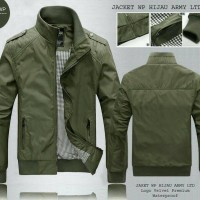 Jual JAKET WATERPROOF HIJAU ARMY Murah