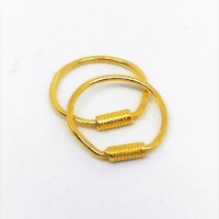 Anting Kenip Bayi 1/2 gram Emas 24 Karat.