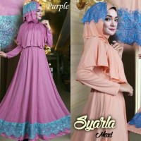 Baju Fashion Busana Pakaian Wanita Muslim Gamis Syarla Jilbab