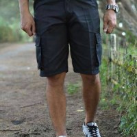 Jual CELANA PENDEK KARGO HITAM MANTAP MURAH KUAT Murah