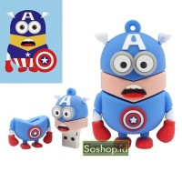 Jual FLASHDISK UNIK SUPERHERO MINION (CAPTAIN AMERICA) Murah