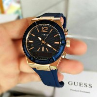 Jam tangan guess connect C0002M1 Medium size original smartwatch blue