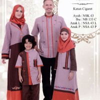 Busana Muslim Sarimbit Nibras Baru Family 43A