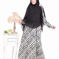 Gamis Muslimah Nibras NB 129 Putih