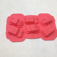 Jual Cetakan Silikon Mobil pondan agar cokelat puding jely aman tahan panas Murah