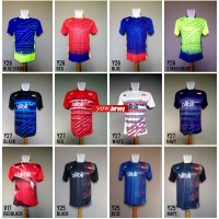 Jual Baju Olahraga Kaos Badminton Jersey Bulutangkis Lining Victor Yonex Murah