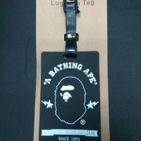 Jual Jual Luggage Tag Premium Impor motif Supreme, Bathing Ape, Stussy Murah