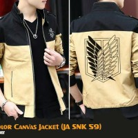 Jual Jaket Anime Attack On Titan Special Canvas Jacket (JA SNK 59) Murah
