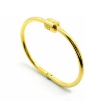 Gelang Cartier Oval Lapis Emas 18 Karat