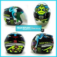 HELM CUSTOM REPLIKA BASIC INK CENTRO MEREK AGV MOTO GP SERIES (4)