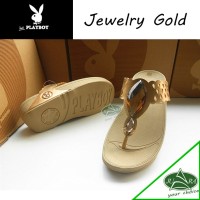 sandal wanita fitflop jewelry mrek playboy with box dan paper bag ori