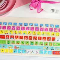 Jual Color Animal - Keyboard Sticker Murah