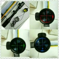 Jual teleskop/teropong bushnell 3-9x40 + sun hide Murah
