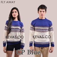 Jual GROSIR COUPLE BLUE - BAJU RAJUT KOREA Murah