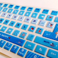 Jual Cute Blue - Keyboard Sticker Murah