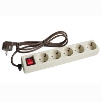 Stop Kontak 5 Lubang + Saklar + Kabel Uticon ST-1582