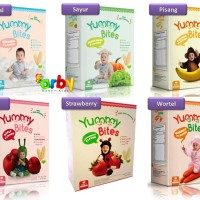 Jual Yummy Bites Baby Rice Crackers / Snack Bayi / Biskuit Bayi Murah