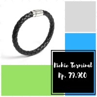Jual Gelang kulit magnet, gelang cowok, gelang handmade, Aksesoris gelang Murah