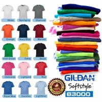 Jual Kaos Polos Gildan Softstyle Import Original 100% / Size : S M L XL Murah