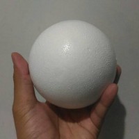 Jual bola gabus 10 cm ecer termurah sterofoam stereofoam styrofoam foam Murah